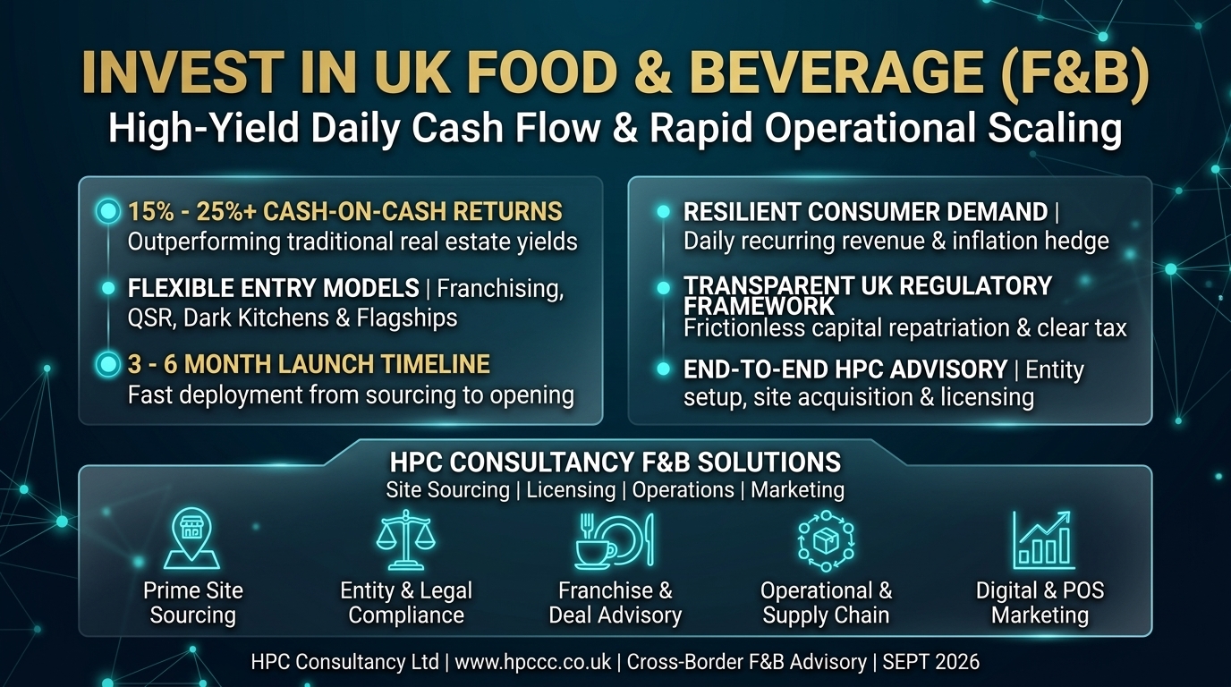 Why Azerbaijan Investors Must Consider the UK Food and Beverage Sector as Their Primary Entry Point