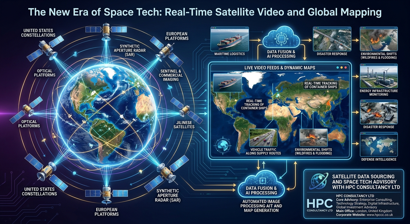 Real-Time Satellite Video and Global Mapping Azerbaijan